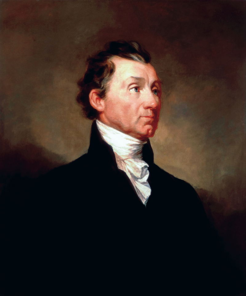 James Monroe, by Samuel Morse, c.1819. National Portrait Gallery, Smithsonian Institution; transfer from the National Gallery of Art; gift of the A.W. Mellon Educational and Charitable Trust, 1942.
